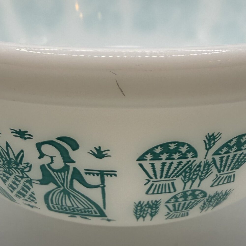 Vintage Pyrex Amish Butter Print 403 Bowl - Picture 8 of 8